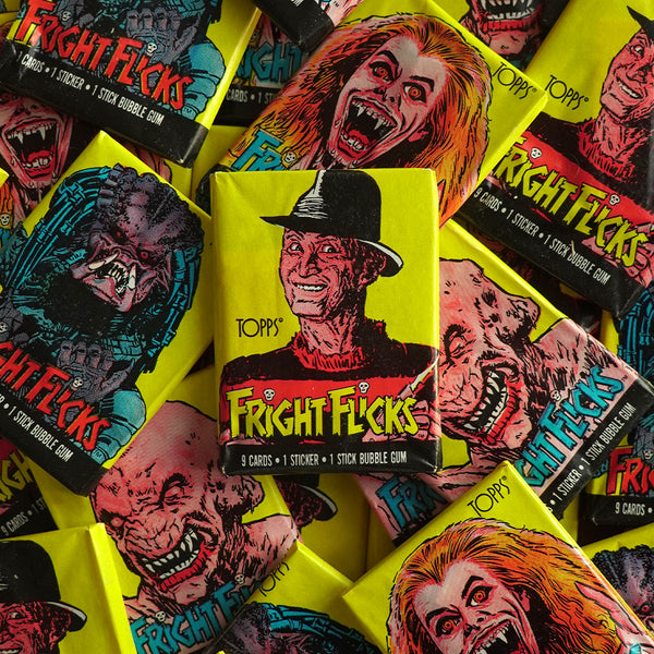 Vintage Fright Flicks Trading Cards (1988)