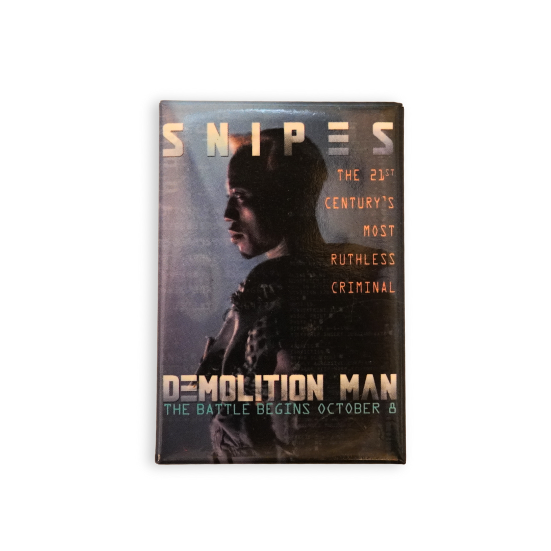 Vintage Demolition Man Movie Pin Badge