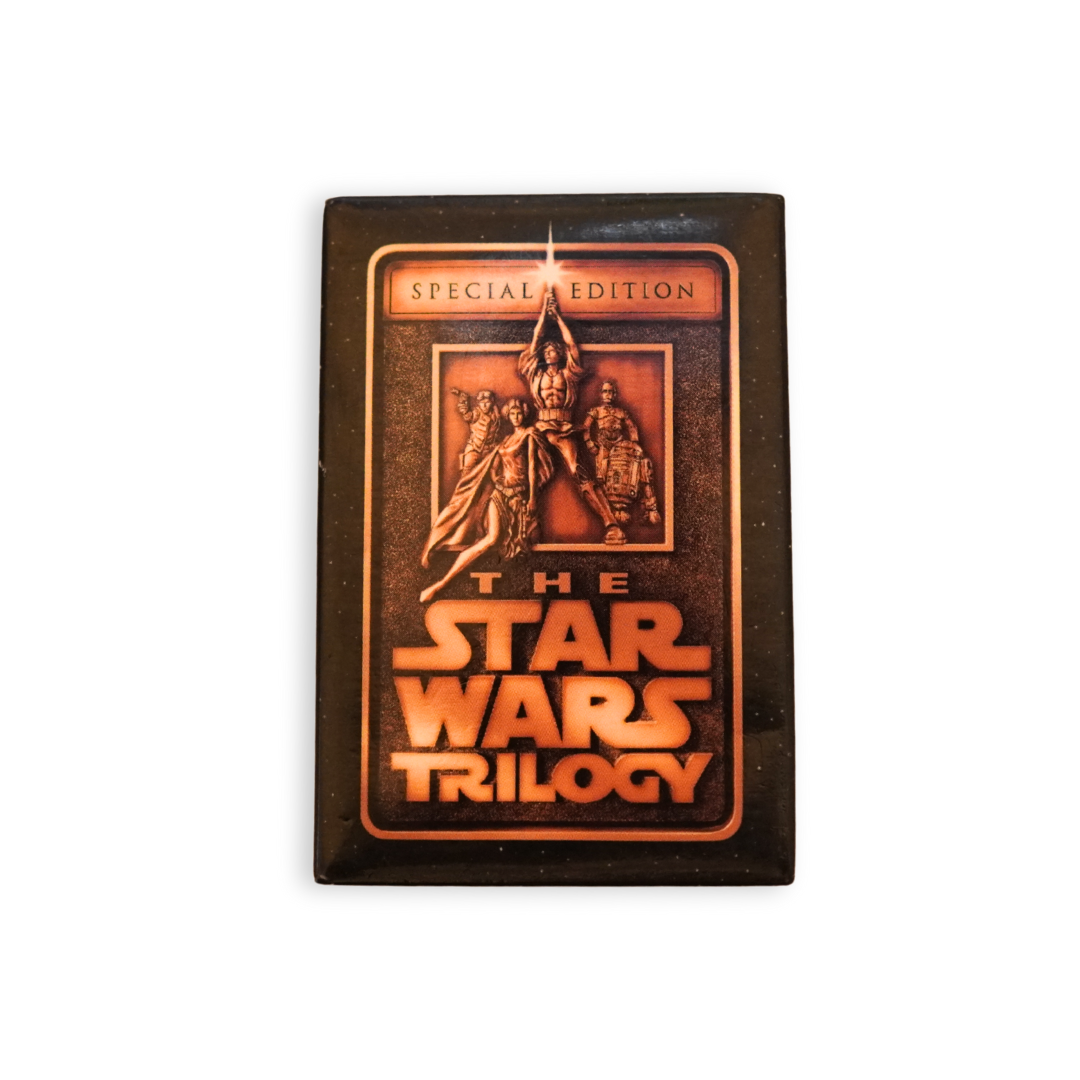 Vintage Star Wars Trilogy Movie Pin Badge