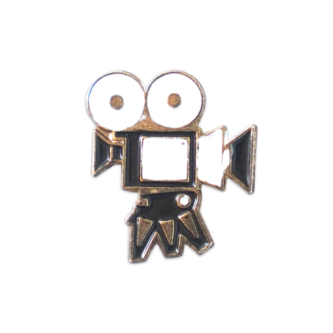 Vintage Mini White Camera Pin