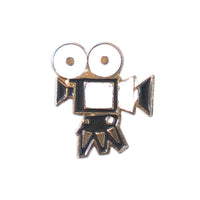 Vintage Mini White Camera Pin
