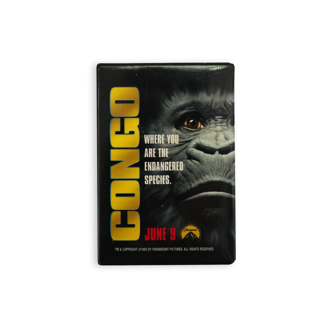 Vintage Congo Movie Pin Badge
