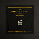 Vintage Grey Slate Movie Clapper Pin
