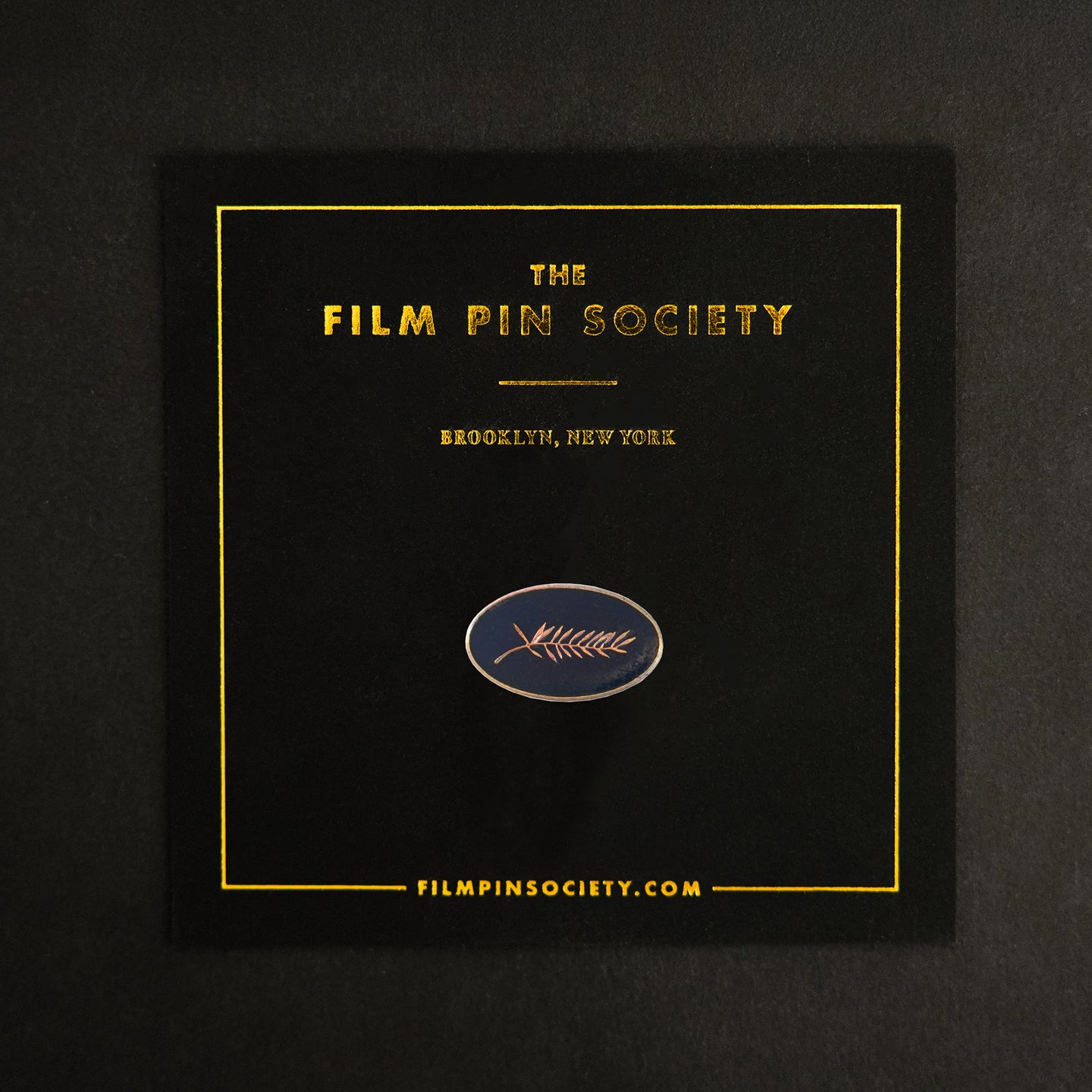 Vintage Cannes Logo Laurel Pin