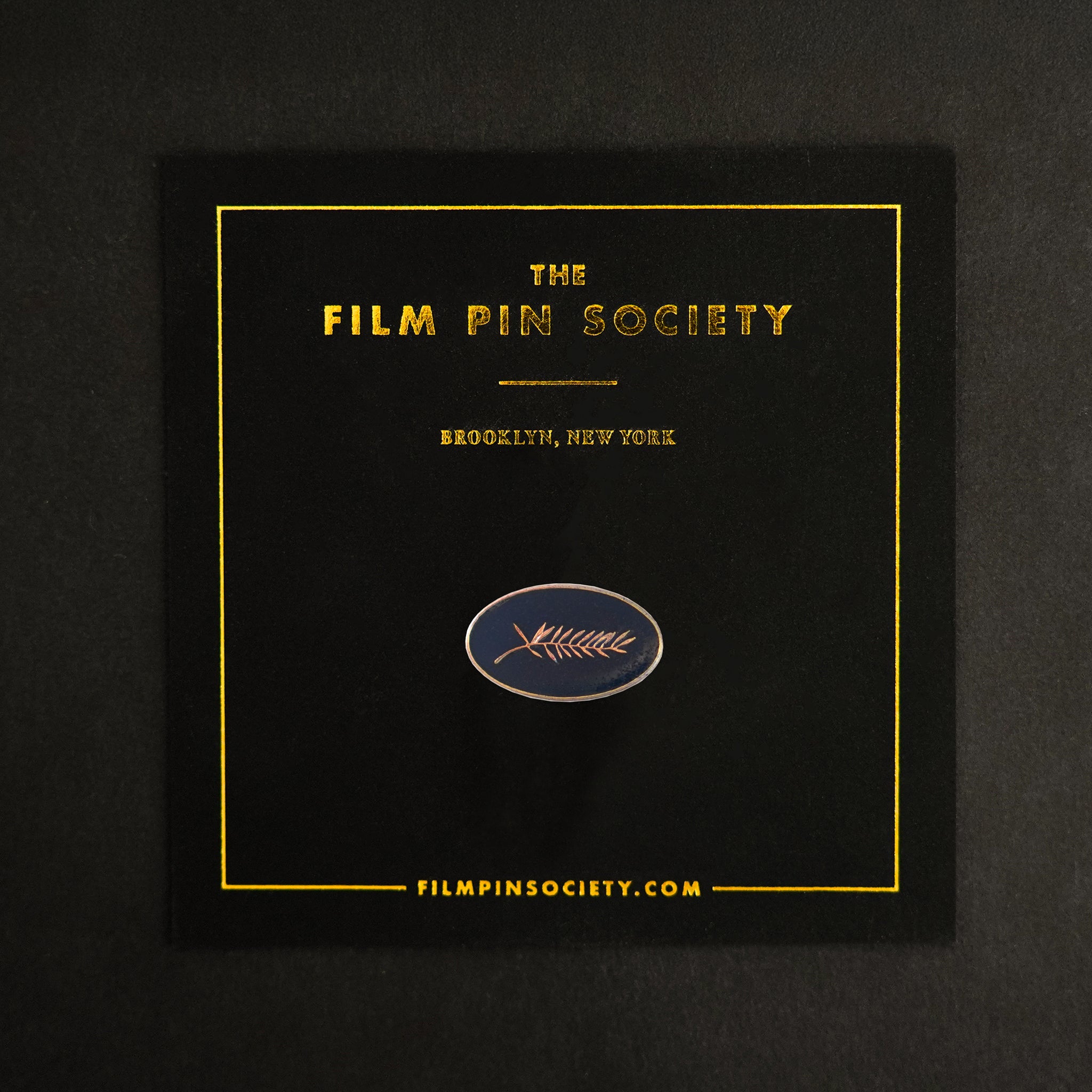 Vintage Cannes Logo Laurel Pin