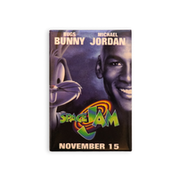 Vintage Space Jam Movie Pin Badge