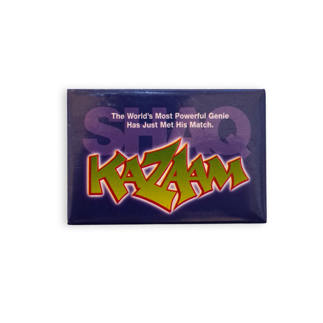 Vintage Kazaam Movie Pin Badge