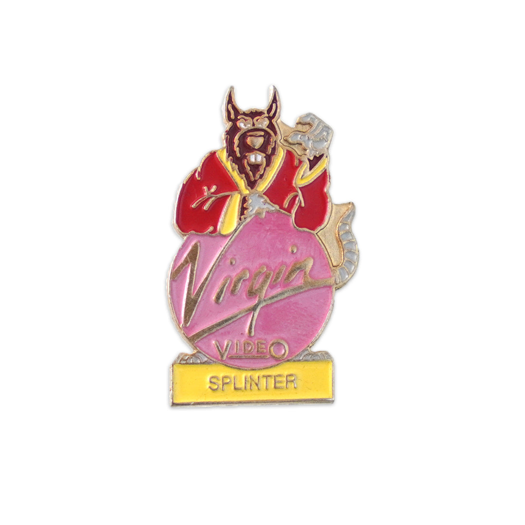 Vintage TMNT Splinter Pink Pin
