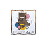 Vintage Photography USA Stamp Pin