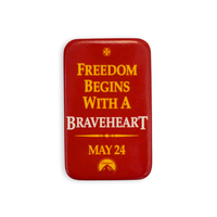 Vintage Braveheart Movie Pin Badge