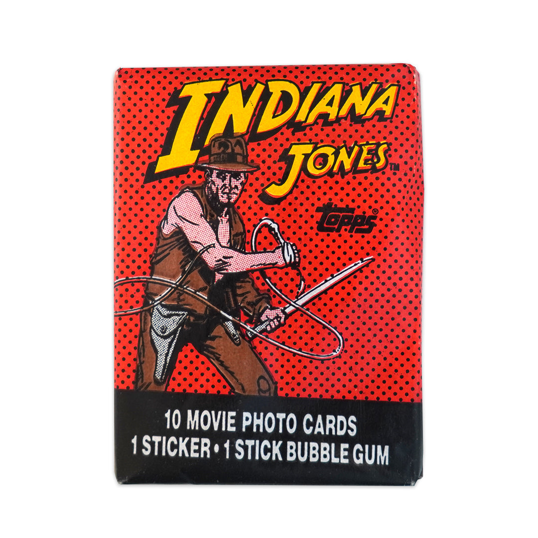 Vintage Indiana Jones Movie Trading Card Pack (1984)