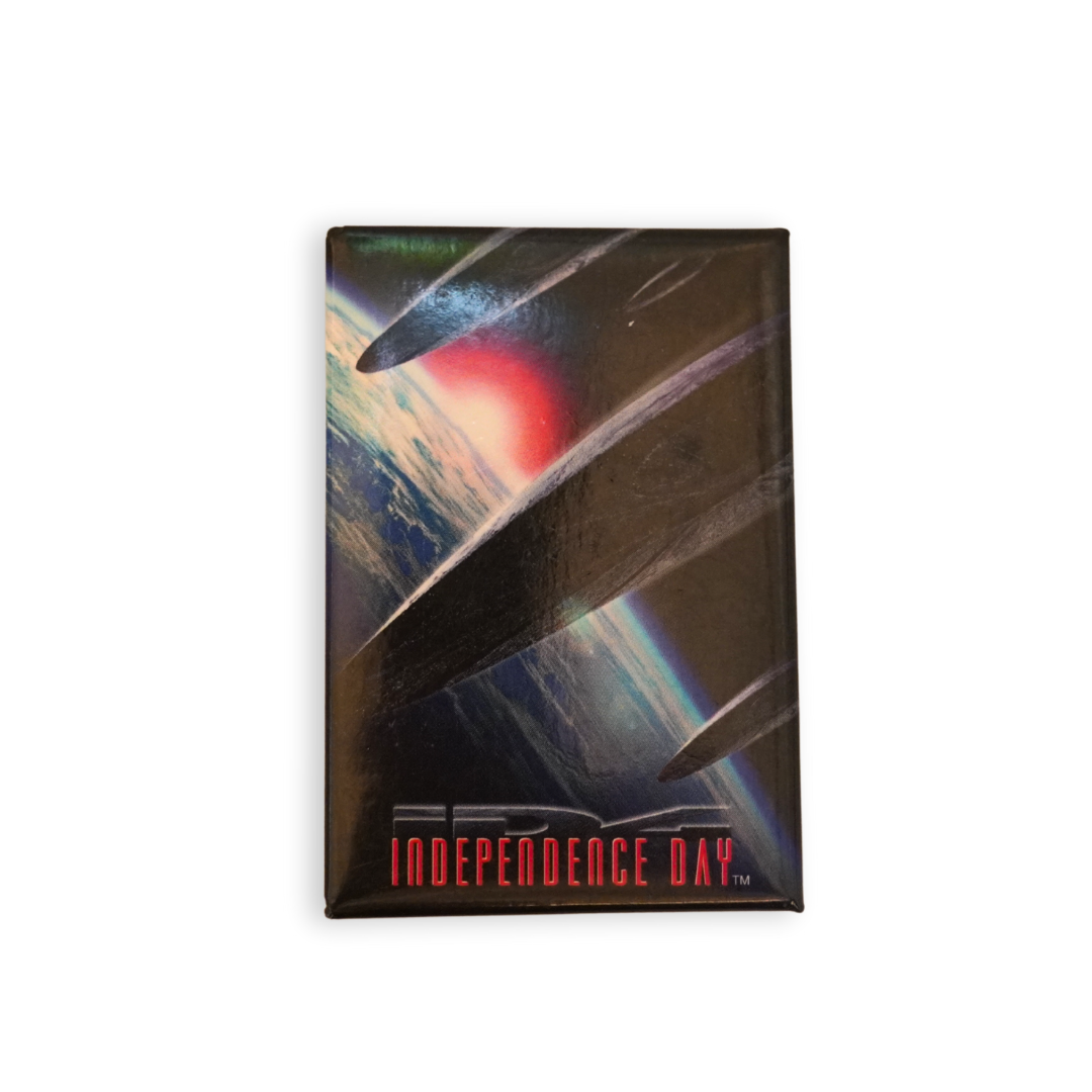 Vintage Independence Day Movie Pin Badge