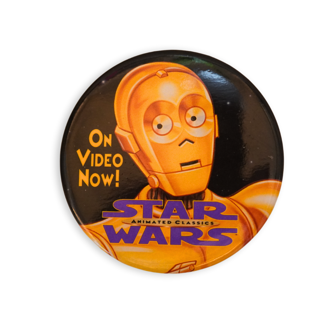 Vintage Star Wars Animated Classics Pin Badge