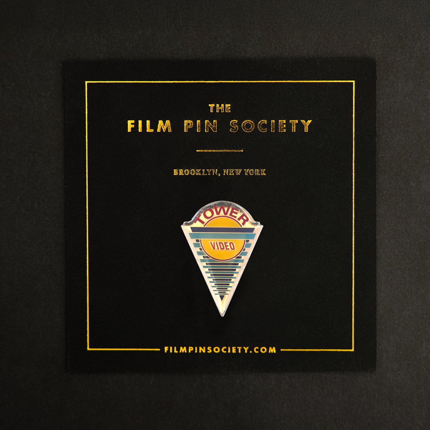 Vintage Tower Video Pin