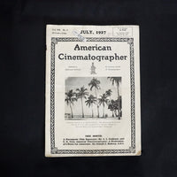 Vintage American Cinematographer Magazine (July 1927)