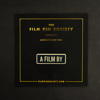 A Film by Credit Enamel Pin