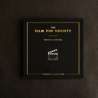 Vintage Black Slate Movie Clapper Pin
