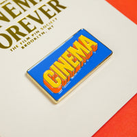 Cinema Enamel Pin