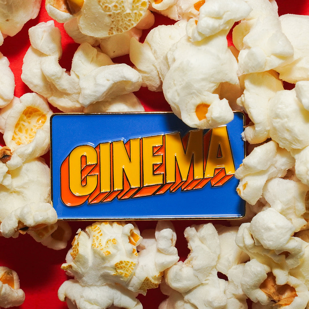 Cinema Enamel Pin