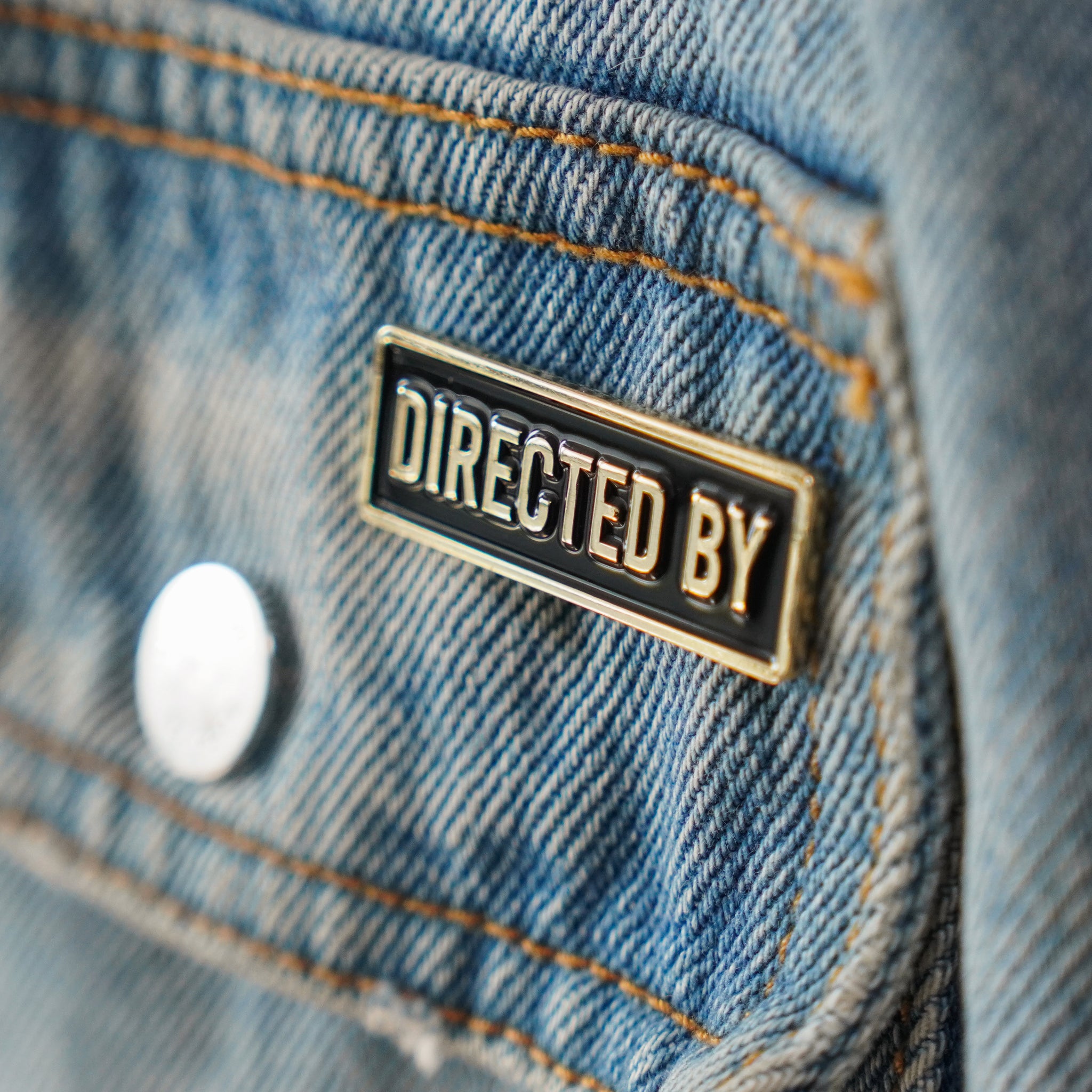 Directed by Credit Enamel Pin