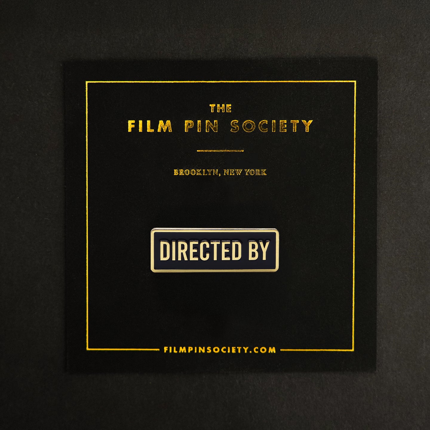 Directed by Credit Enamel Pin