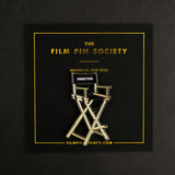 Director's Chair Enamel Pin