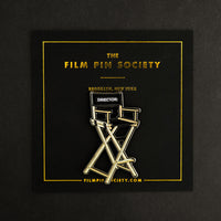 Director's Chair Enamel Pin