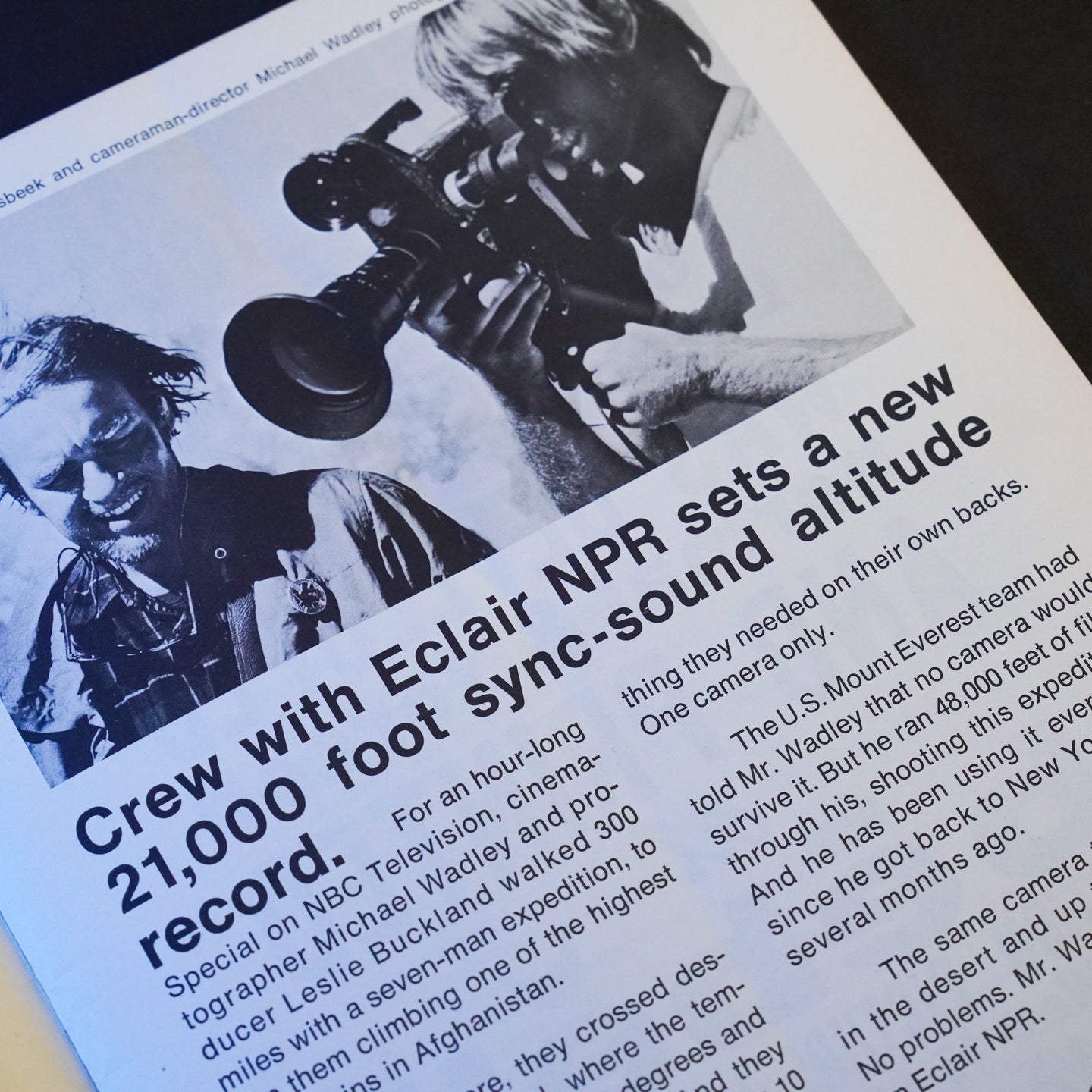 Vintage Filmmakers Newsletter Magazine
