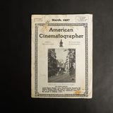 Vintage American Cinematographer Magazine (March 1927)