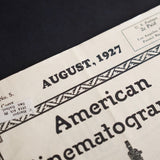 Vintage American Cinematographer (August 1927)