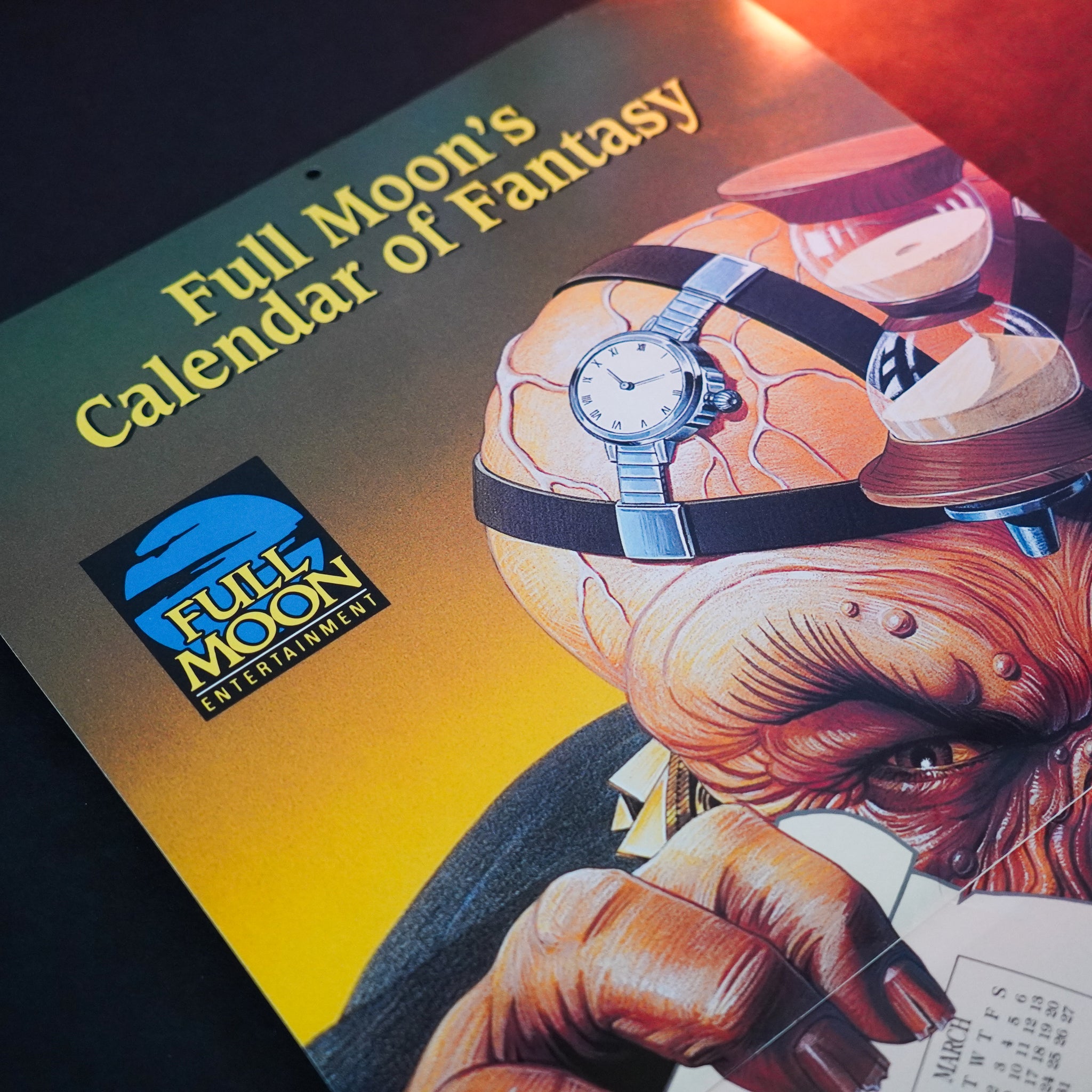 Vintage Full Moon Entertainment Calendar (1993)