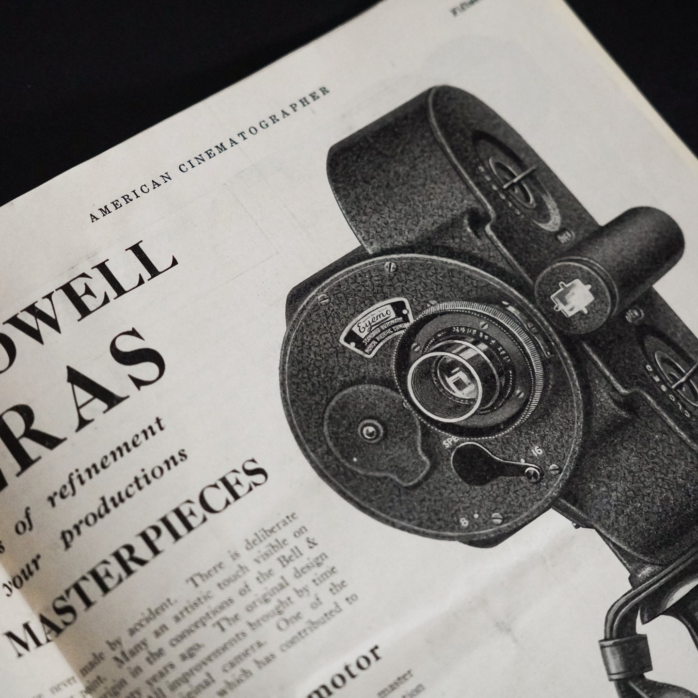 Vintage American Cinematographer Magazine (July 1927)