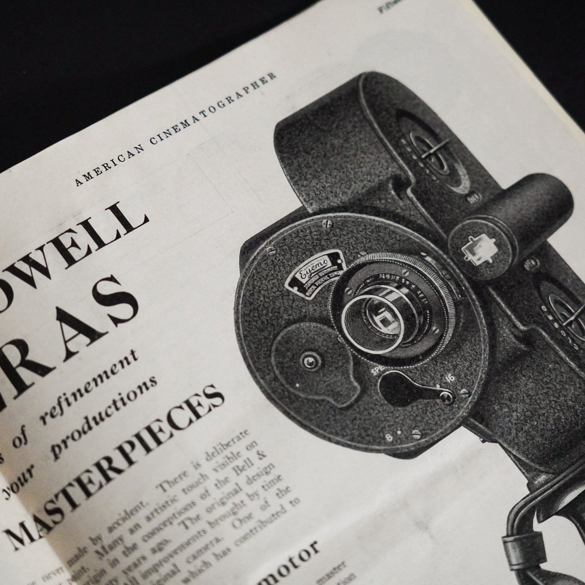 Vintage American Cinematographer Magazine (July 1927)