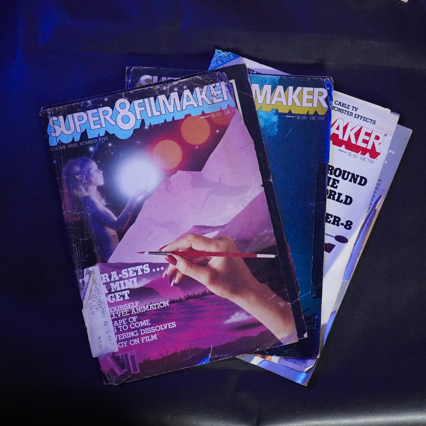 Vintage 3x Super 8 Filmmaker Magazines