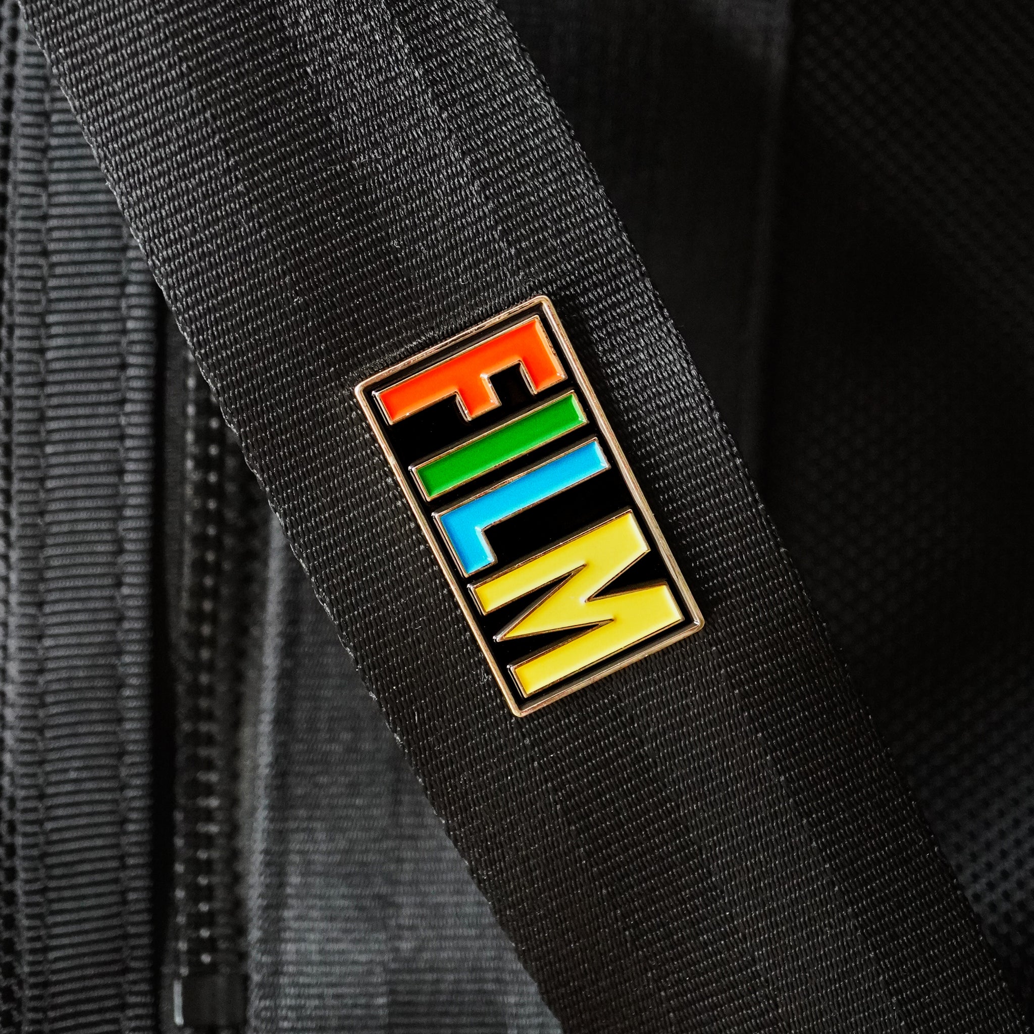 Analog Film Enamel Pin