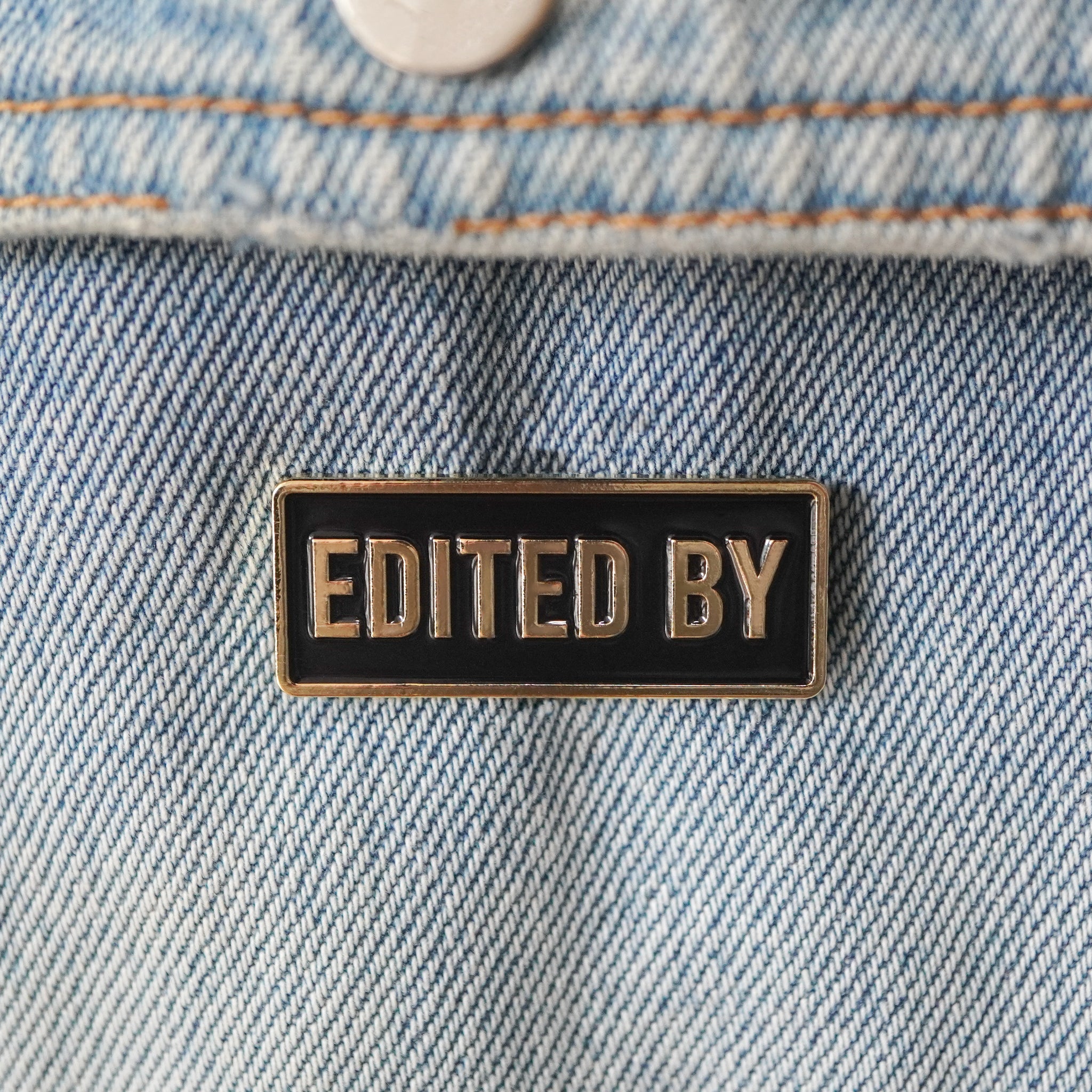 Edited by Credit Enamel Pin