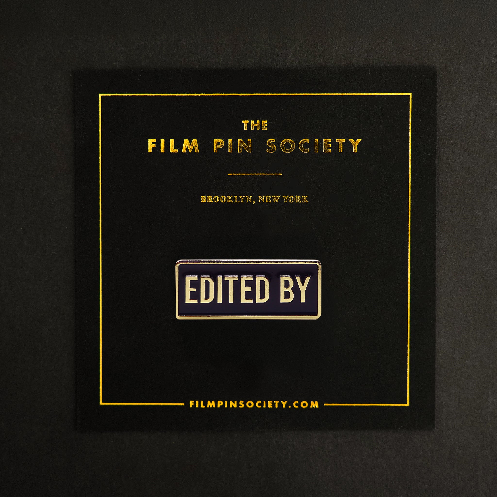 Edited by Credit Enamel Pin