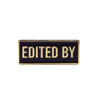 Edited by Credit Enamel Pin