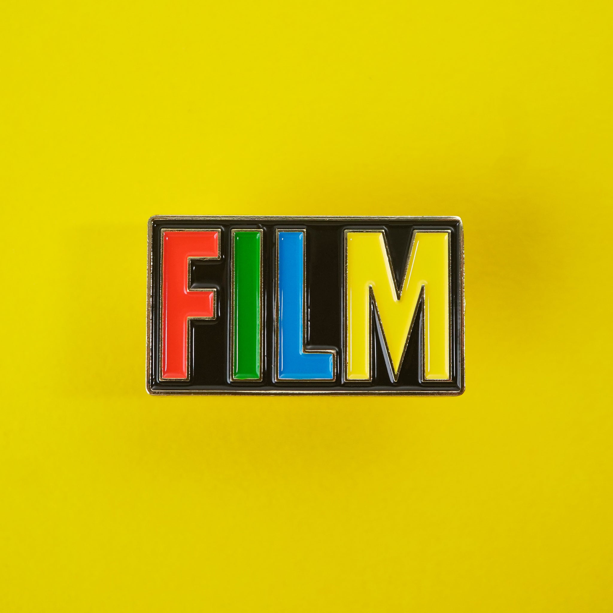 Analog Film Enamel Pin