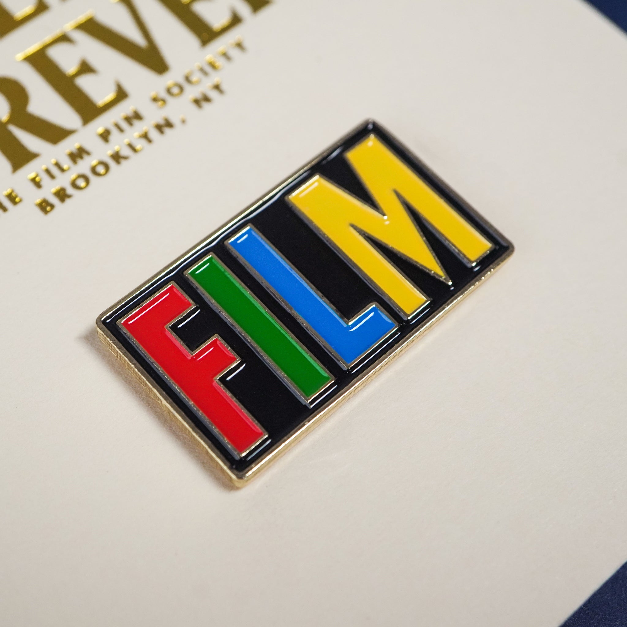 Analog Film Enamel Pin