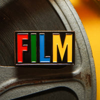 Analog Film Enamel Pin