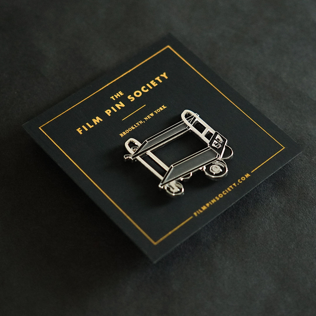 Film Cart Enamel Pin