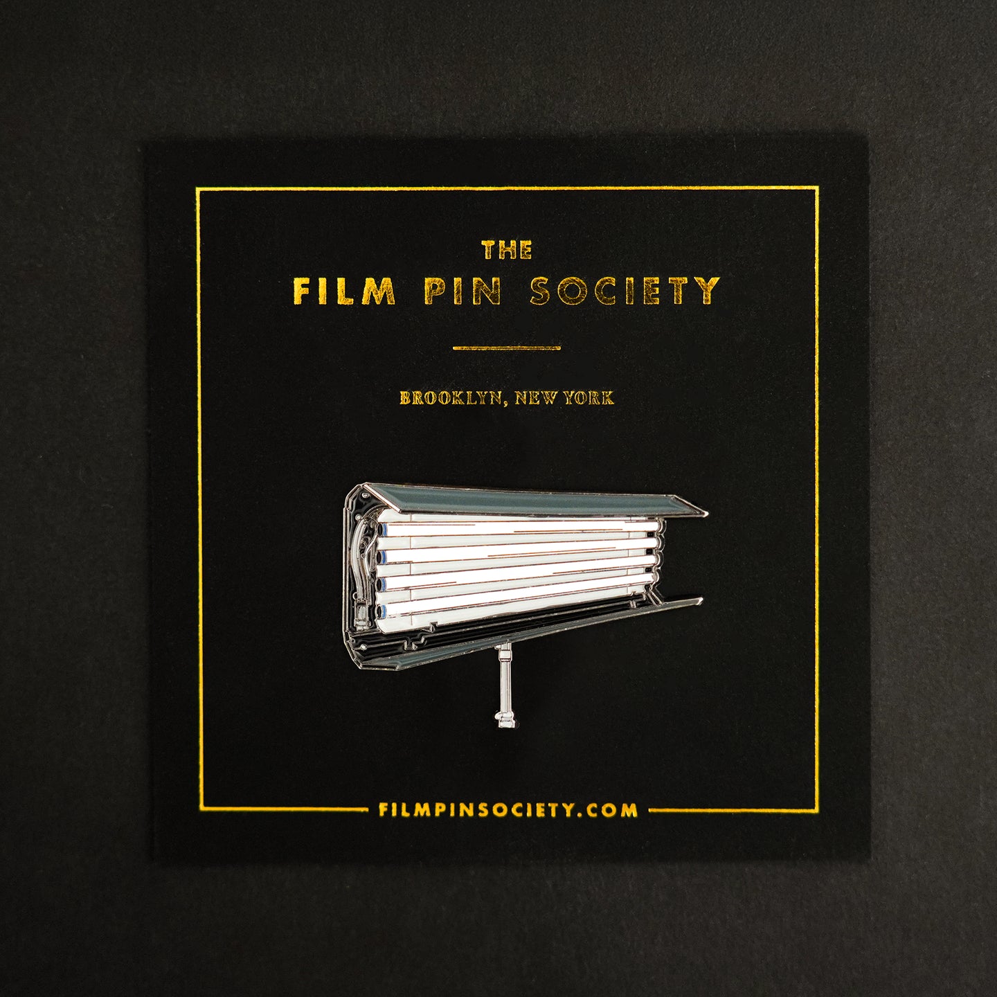 Fluorescent Light Enamel Pin (Glow in the Dark)