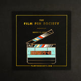 Jumbo Timecode Slate Enamel Pin (Glow in the Dark)