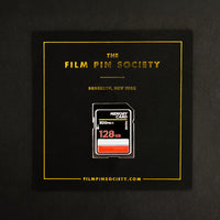Memory Card Enamel Pin