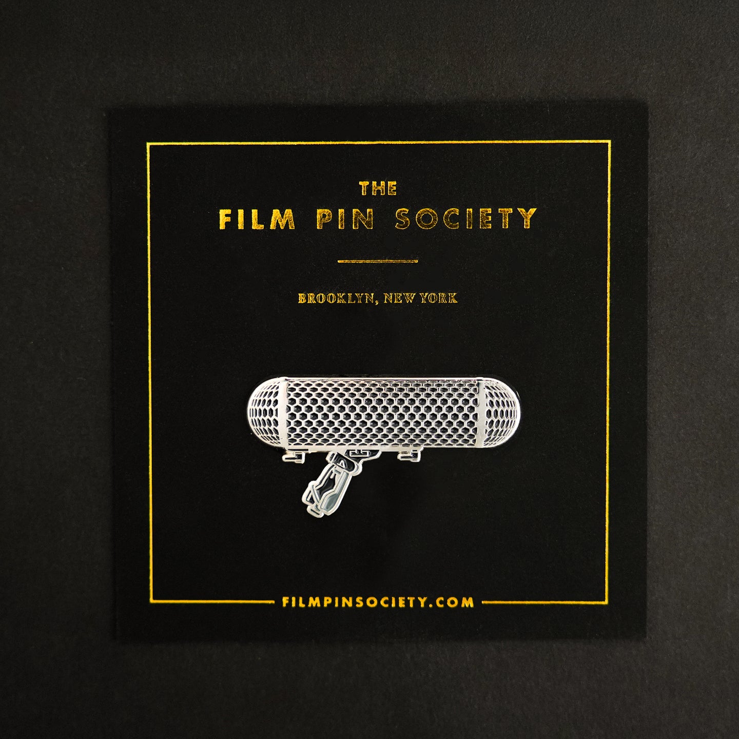 Microphone Enamel Pin