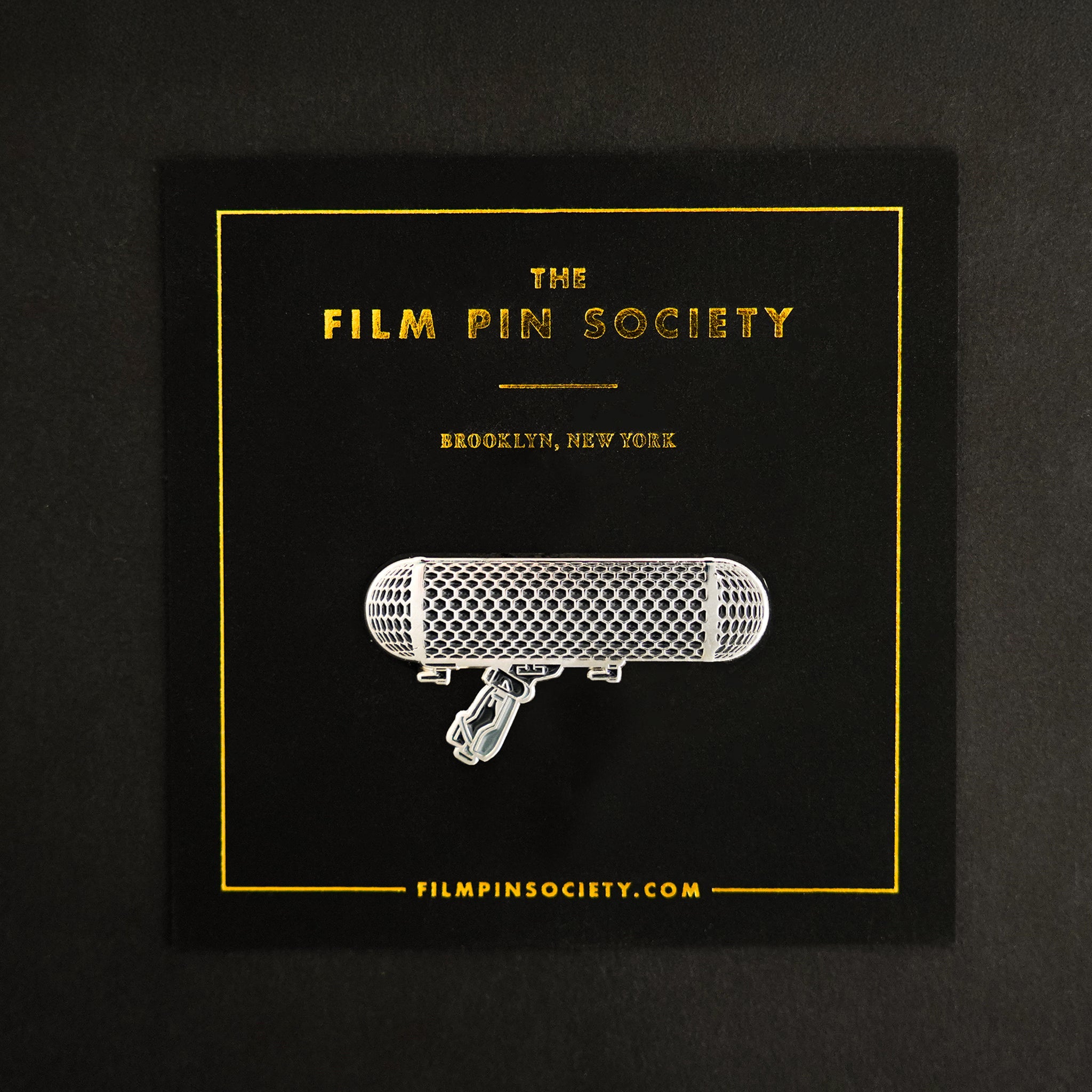 Microphone Enamel Pin