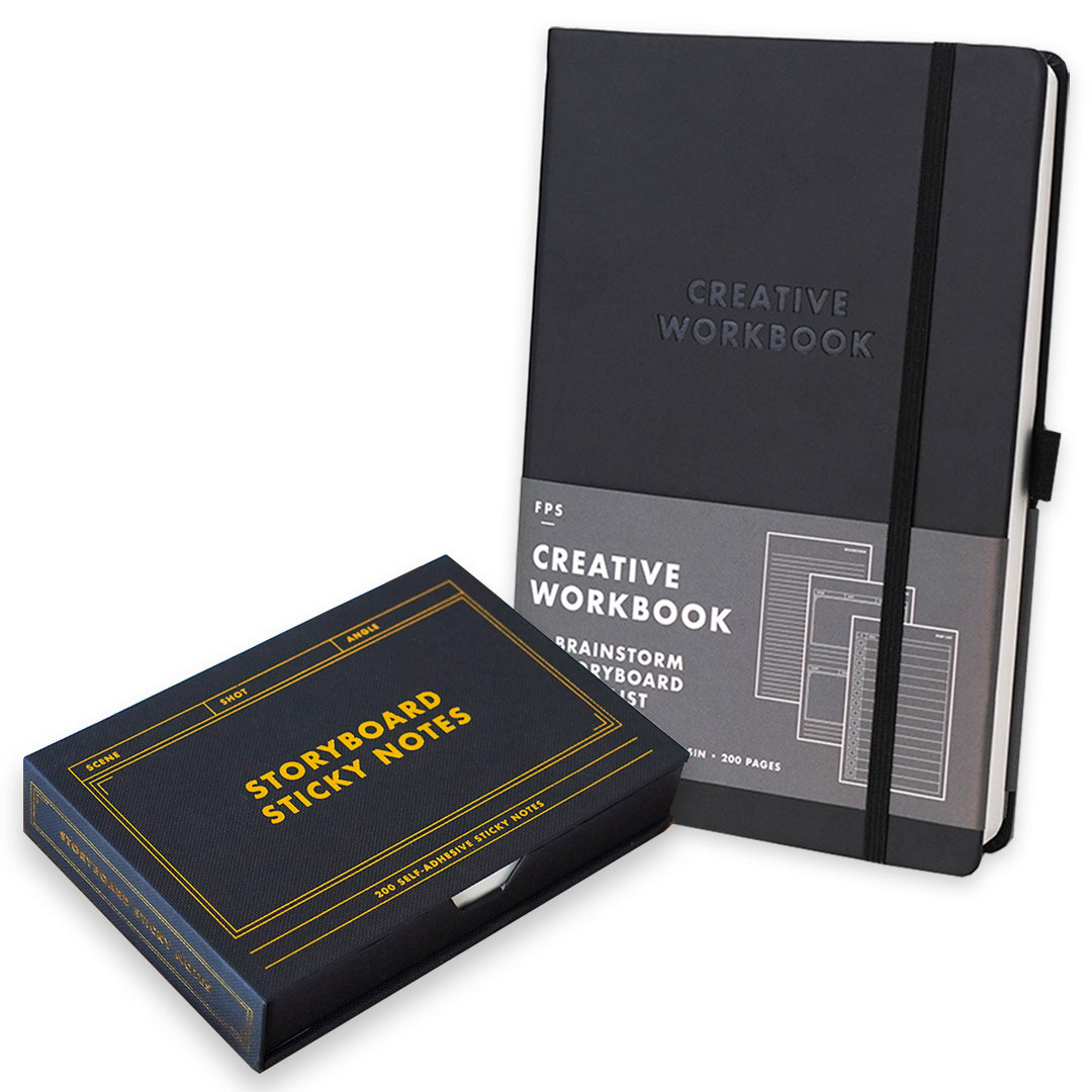 Productivity Bundle (Storyboard Sticky Notes & Creative Workbook)