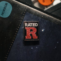 Rated R Enamel Pin