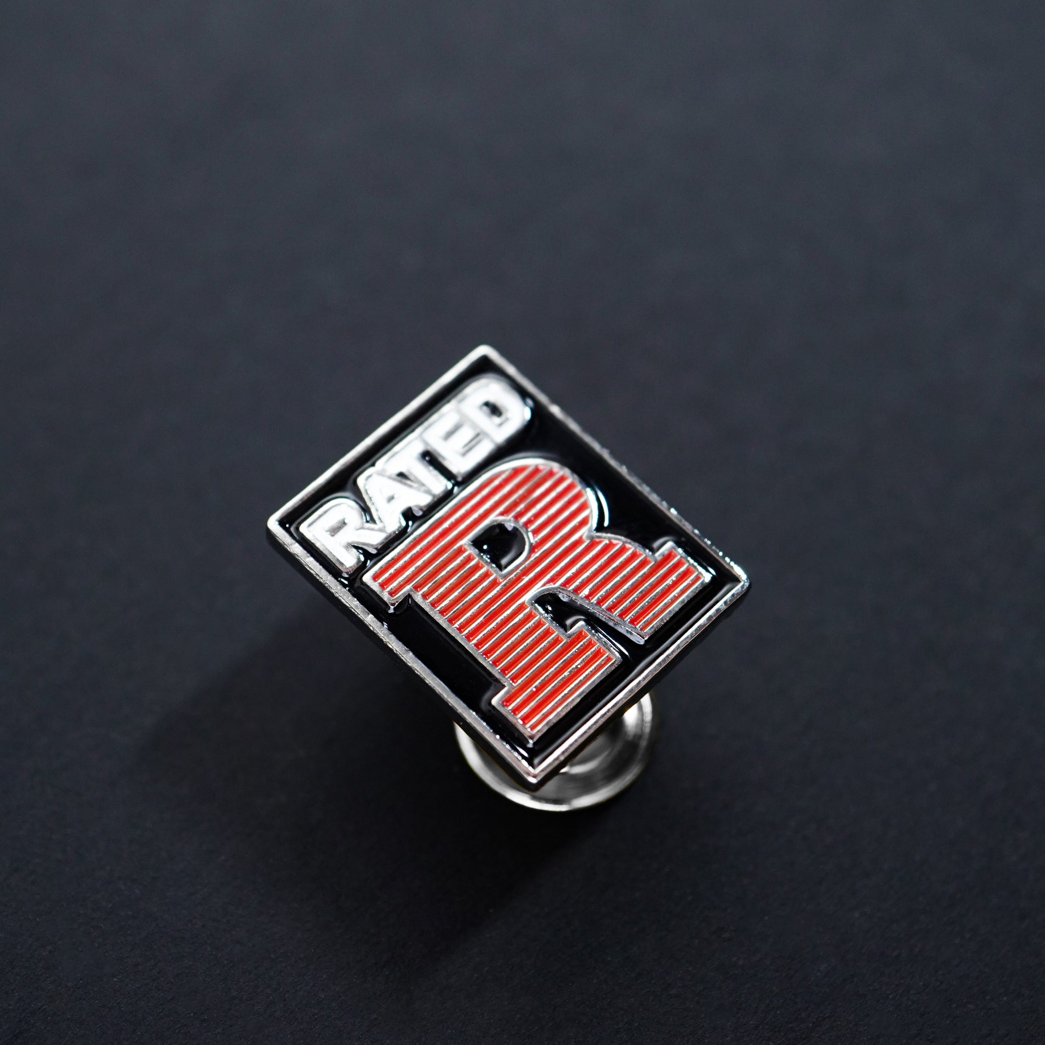 Rated R Enamel Pin